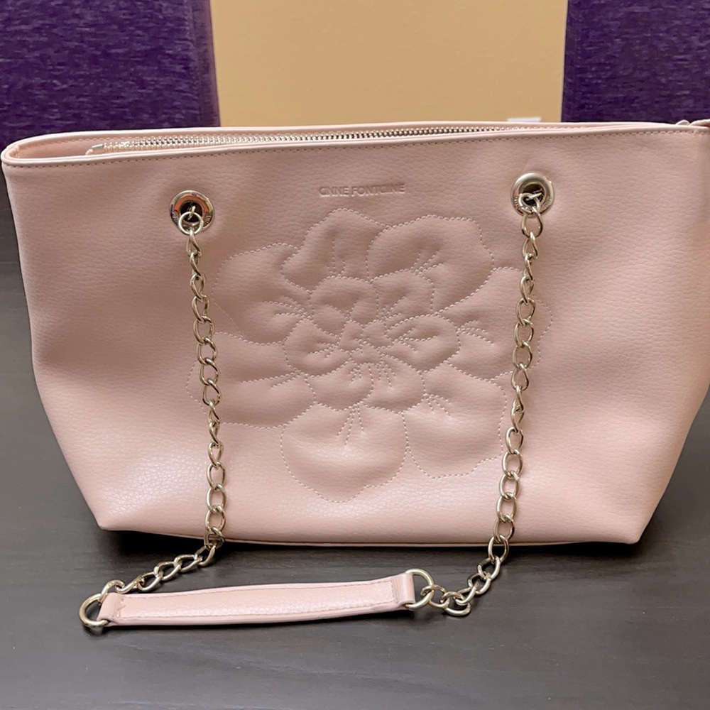 Anne Fontaine pink classic tote